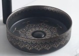 MARBO Vintage Popular home use washroom round hand wash art basin