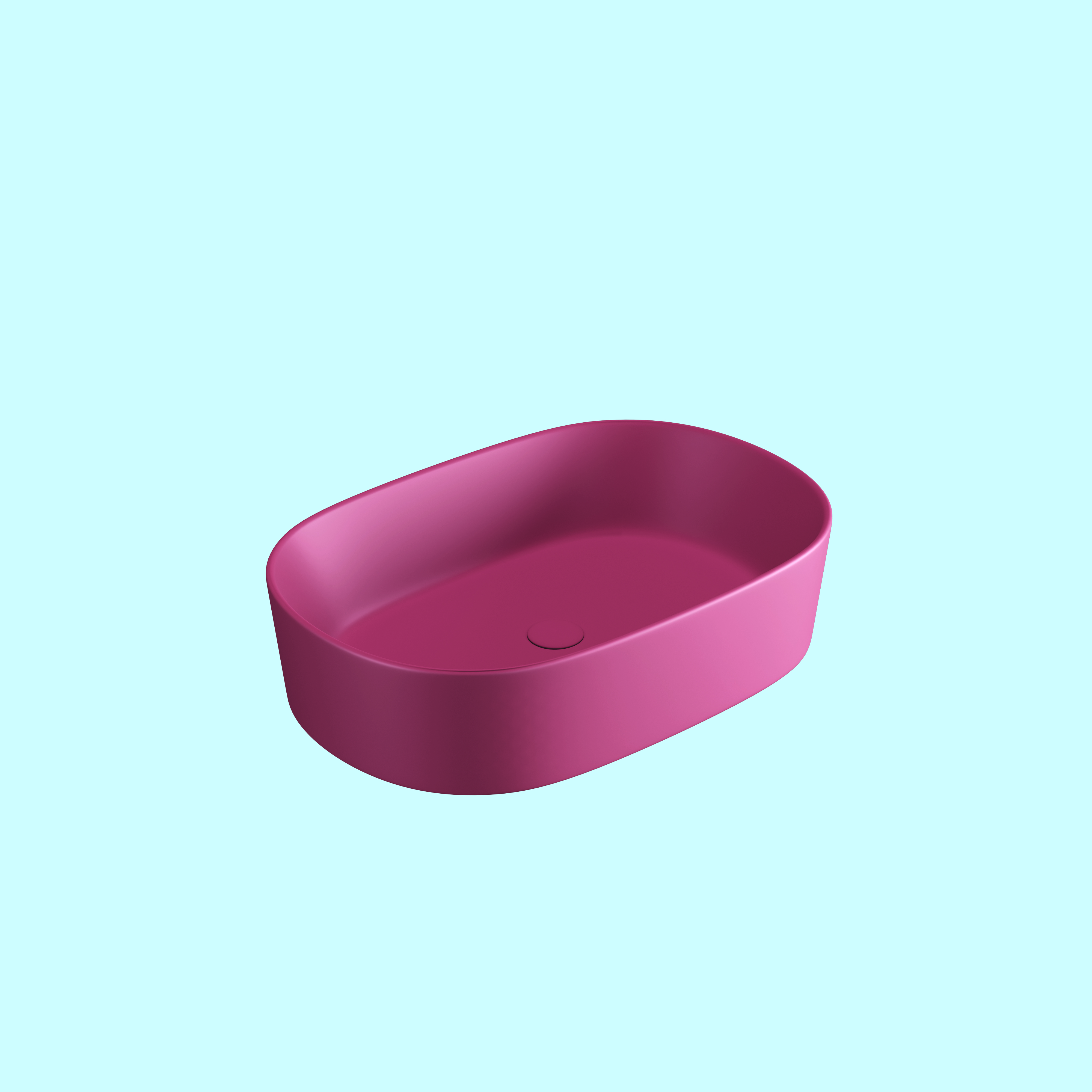 MARBO PEACH TABLE TOP BASIN (MATT) PM03
