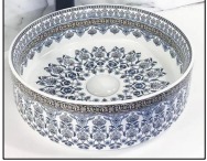 MARBO Vintage Popular home use washroom round hand wash art basin
