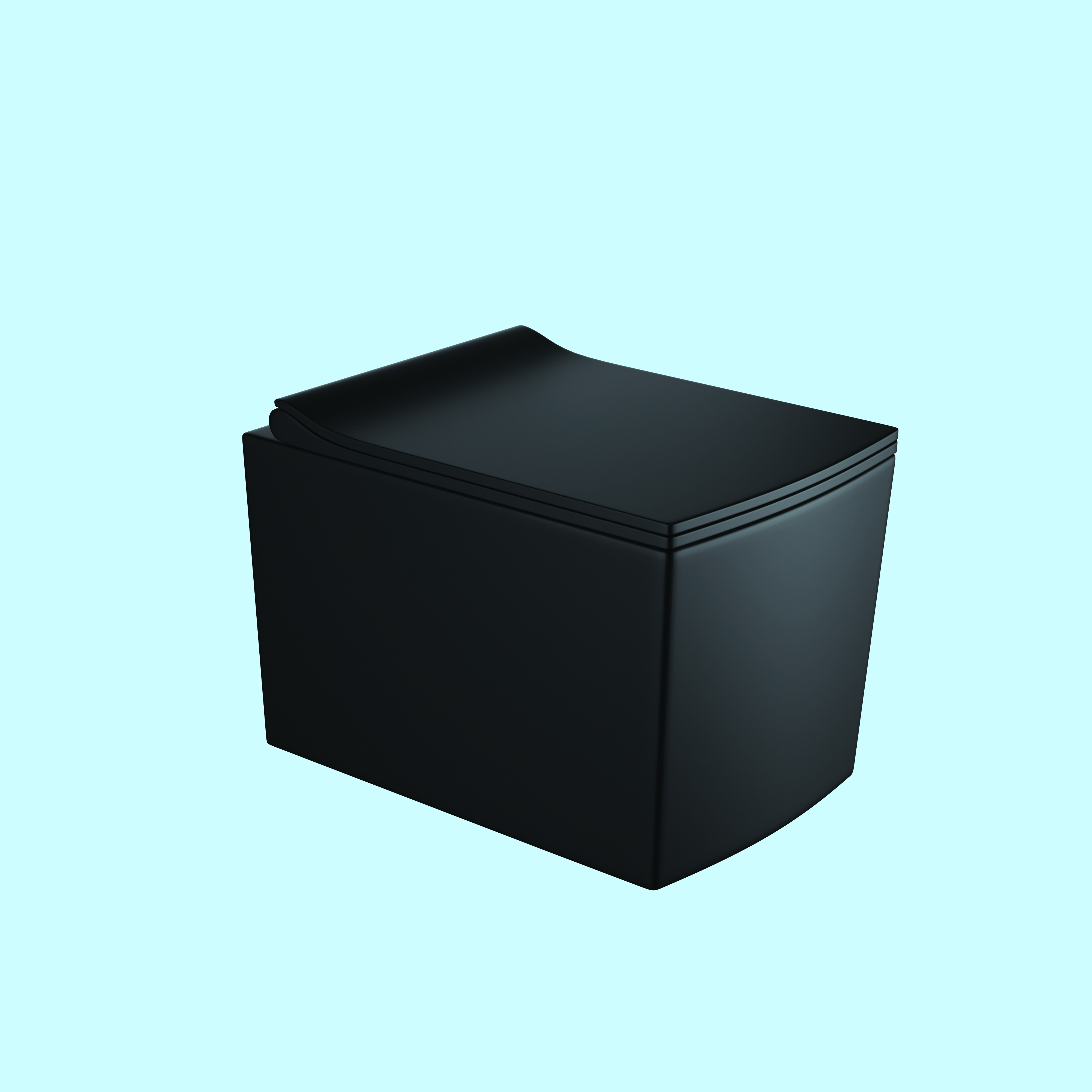 MARBO WALL HUNG TOILET (MATT) CHARCOL BLACK - L002