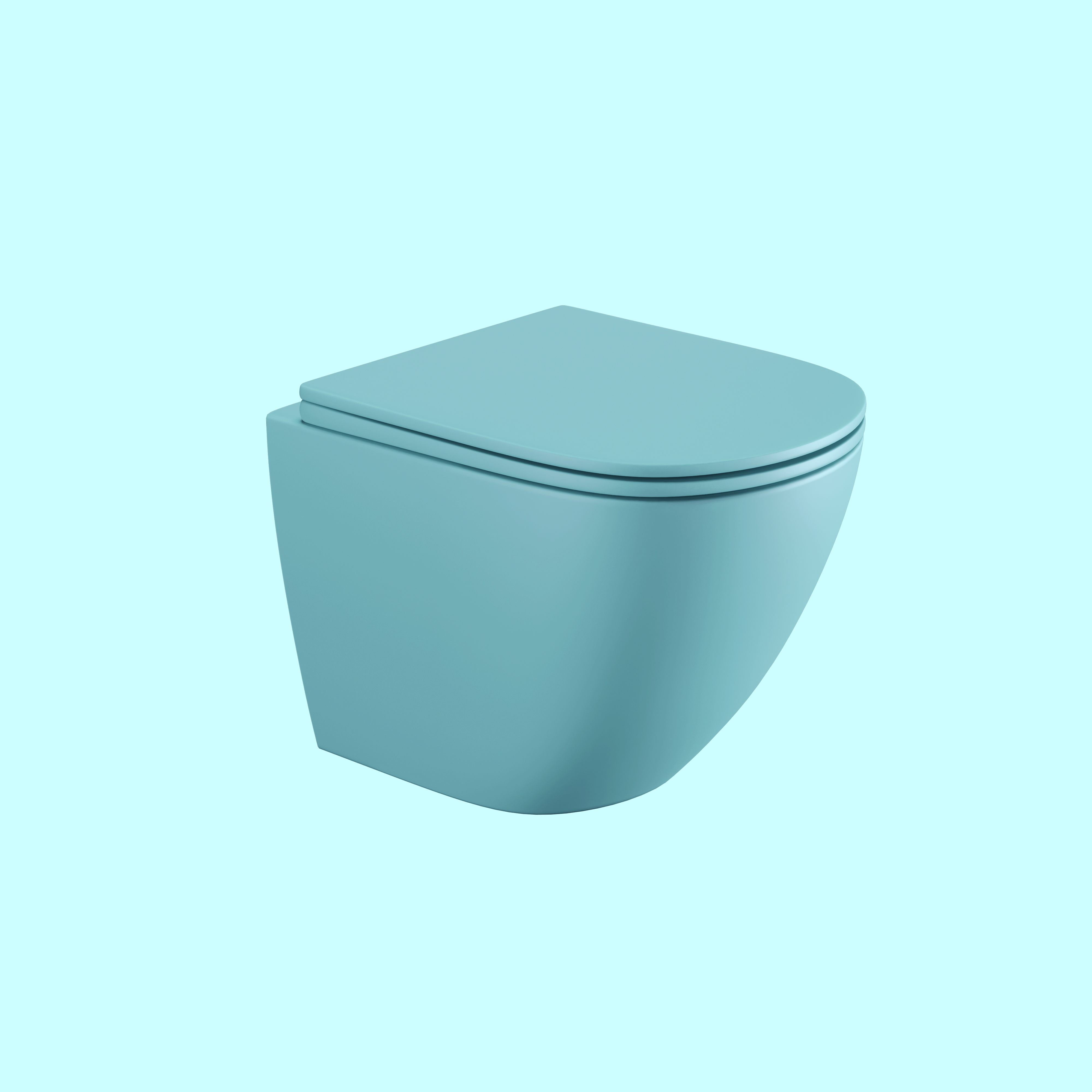 MARBO WALL HUNG TOILET (MATT) HARMONY BLUE - HB01
