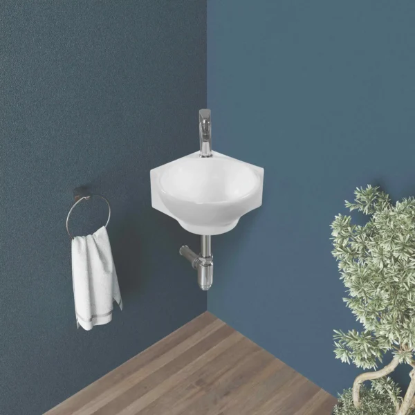 WALL HUNG BASIN (NANO CORNER - 407)