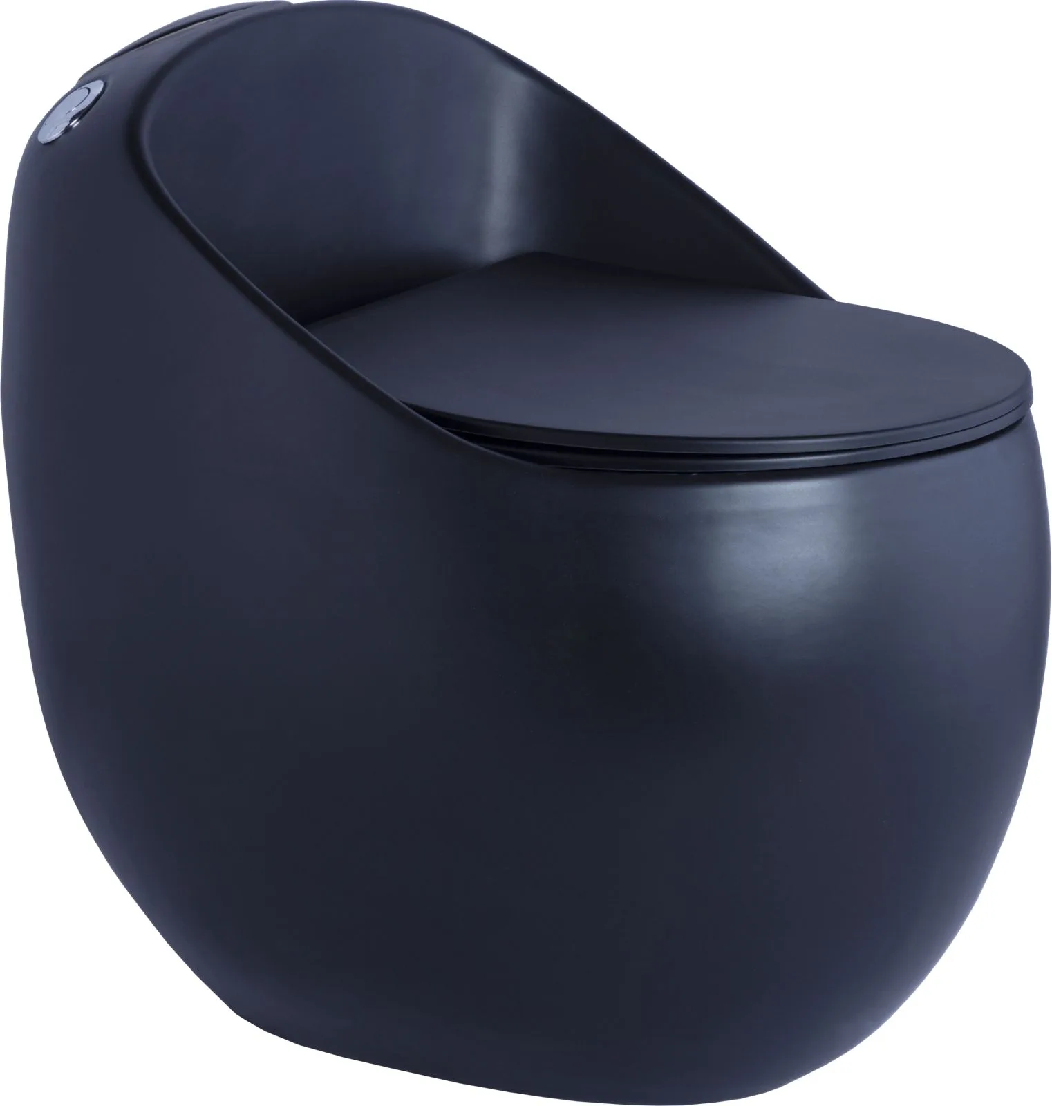 Glossy One Piece Toilet (BLACK)