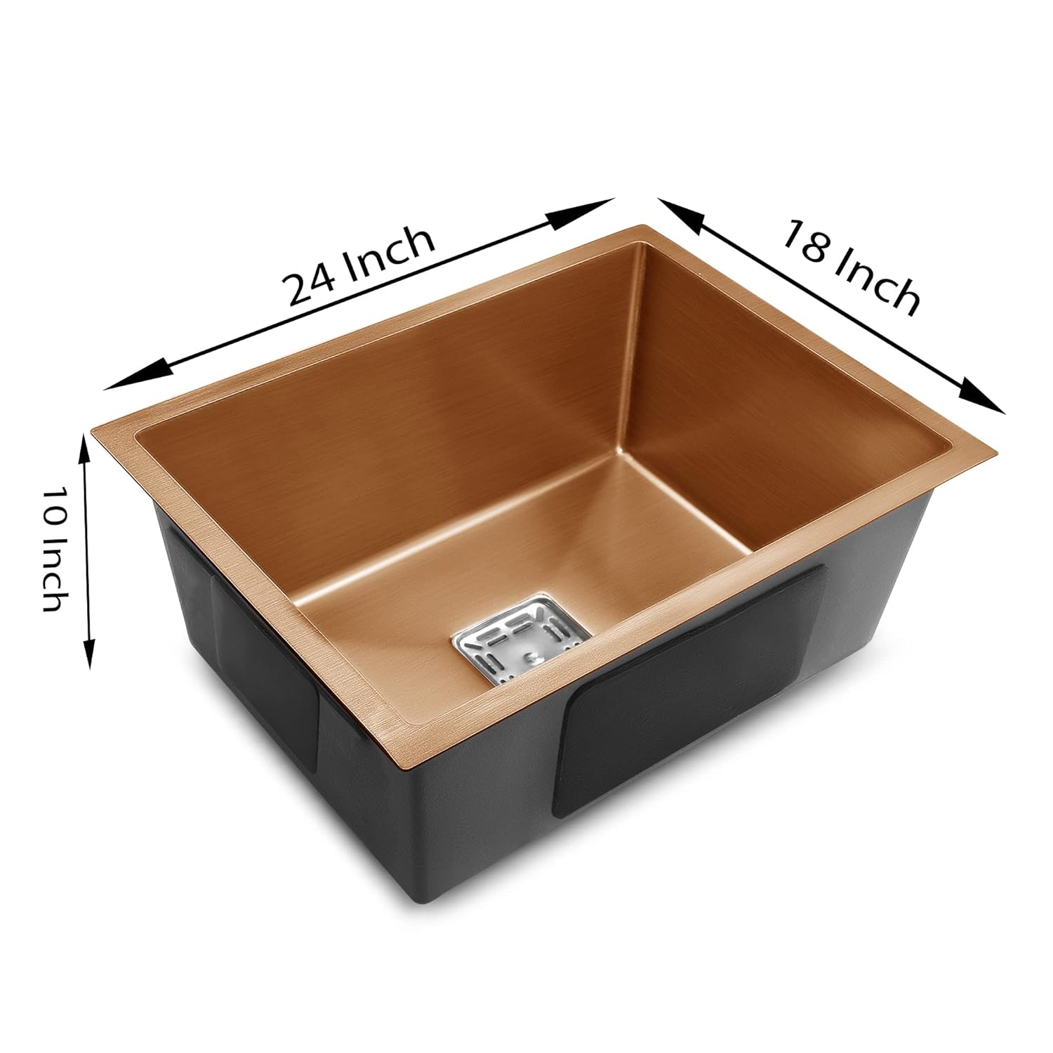 Hand made rose gold sink