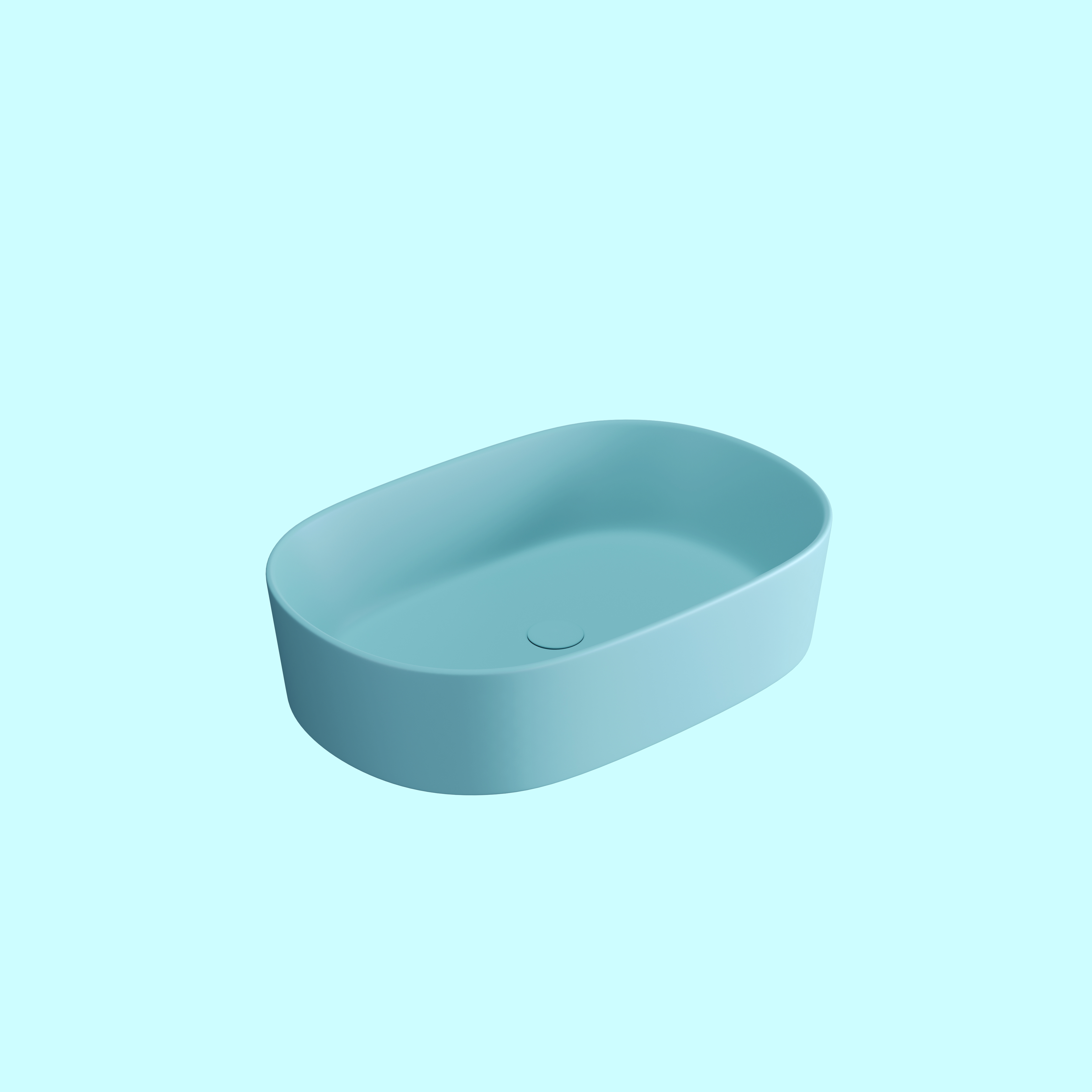 MARBO HARMONY BLUE TABLE TOP BASIN (MATT) MR03