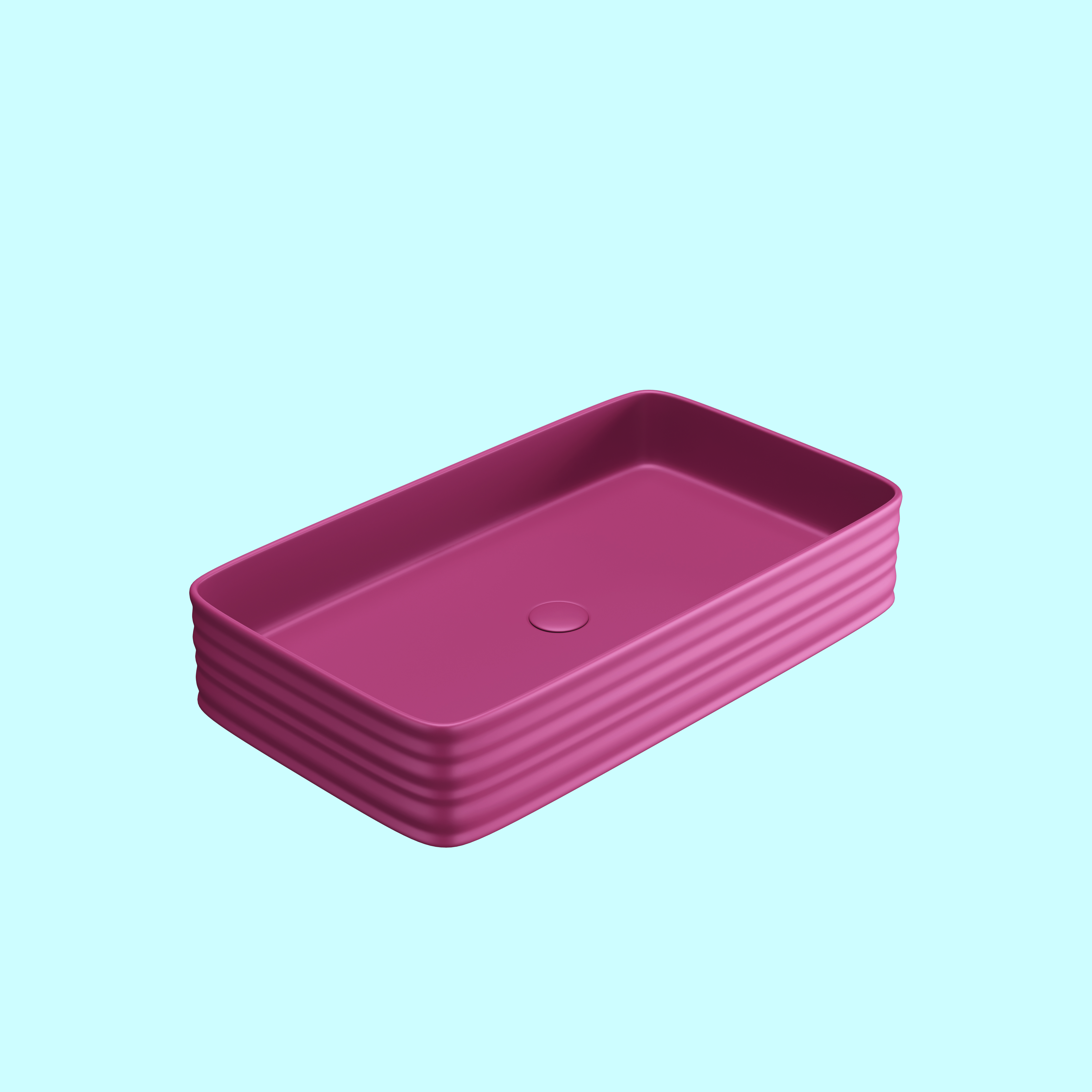 MARBO PEACH TABLE TOP BASIN (MATT) PM01