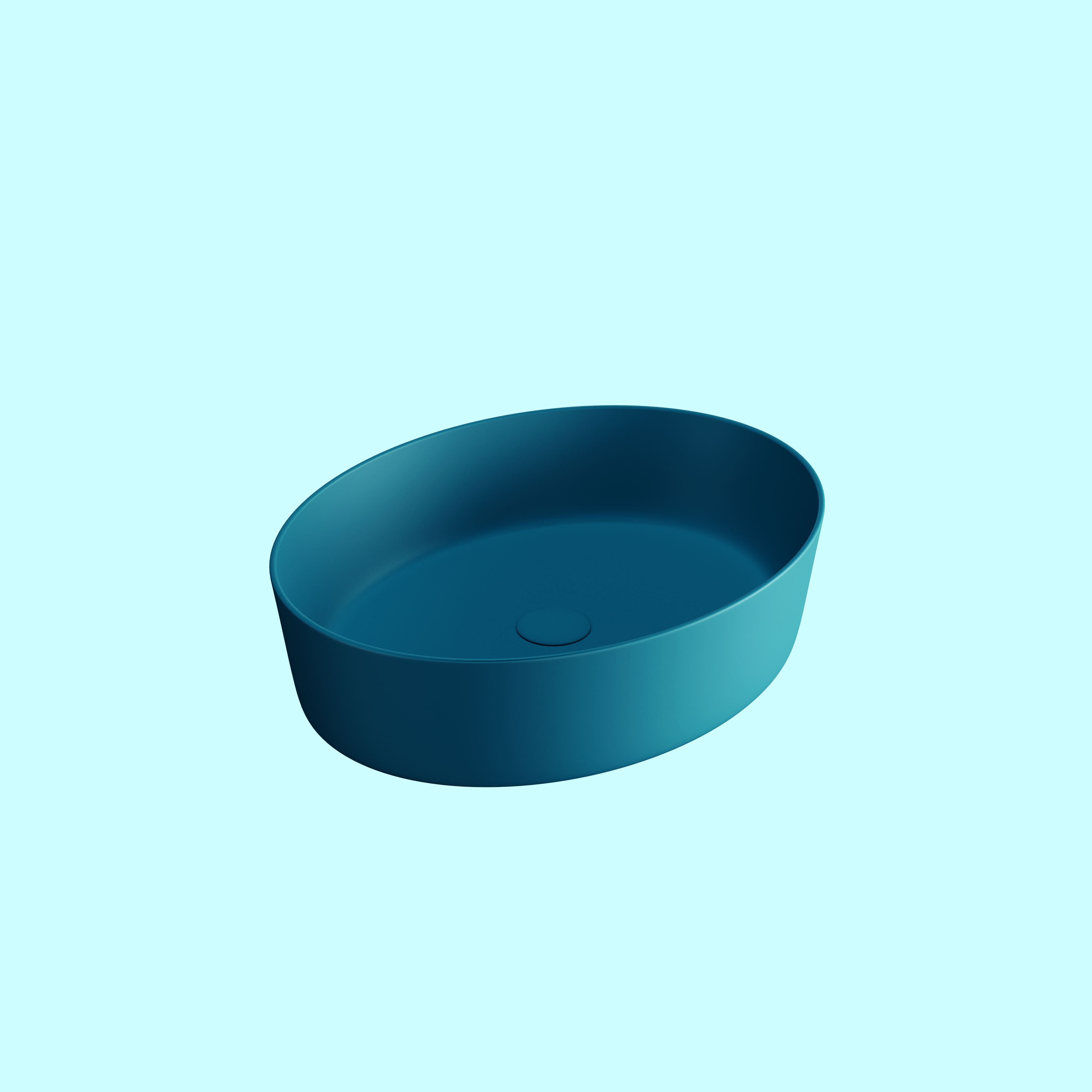 MARBO PINE BLUE TABLE TOP BASIN (MATT) B004