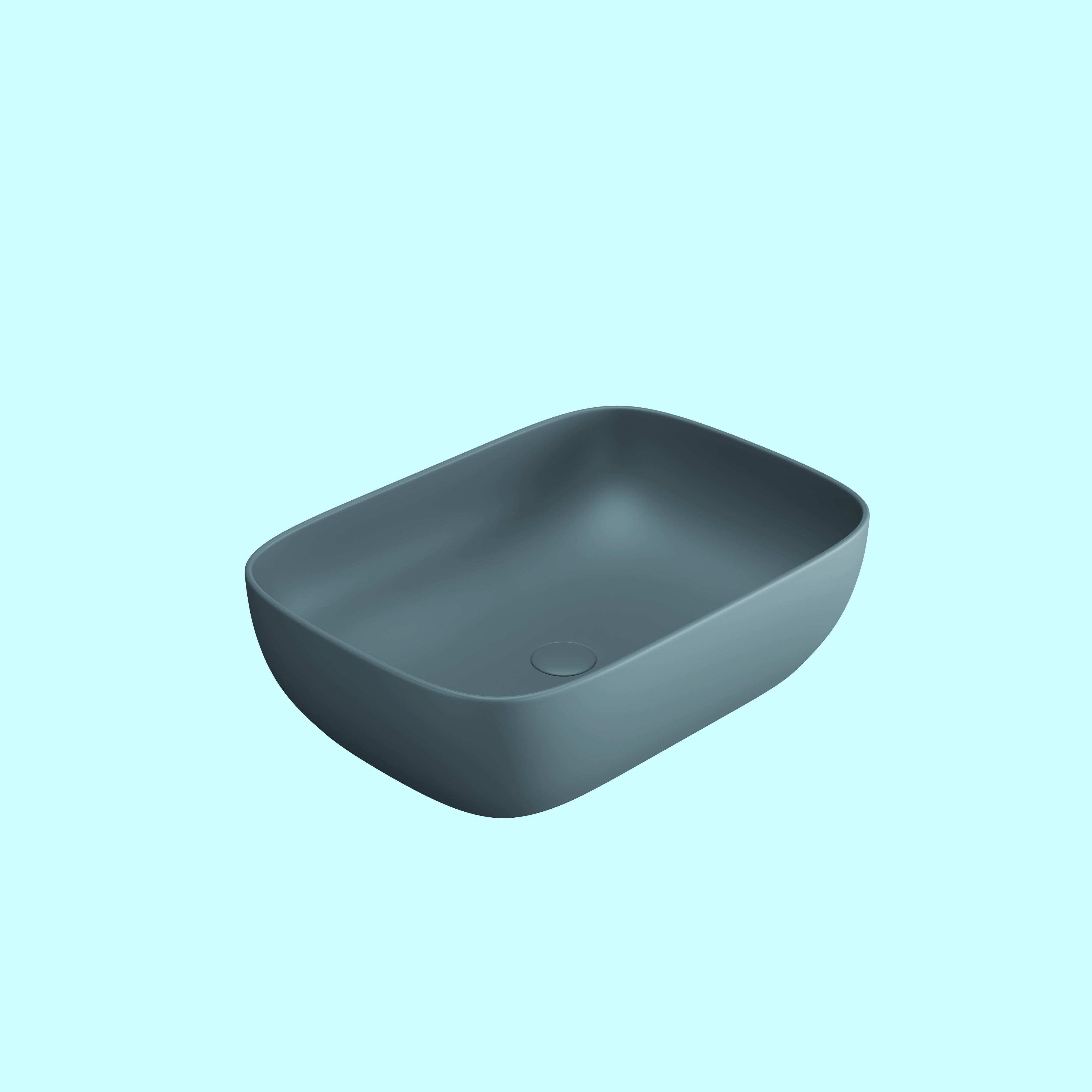 MARBO CLOUD GRAY TABLE TOP BASIN (MATT) CG02