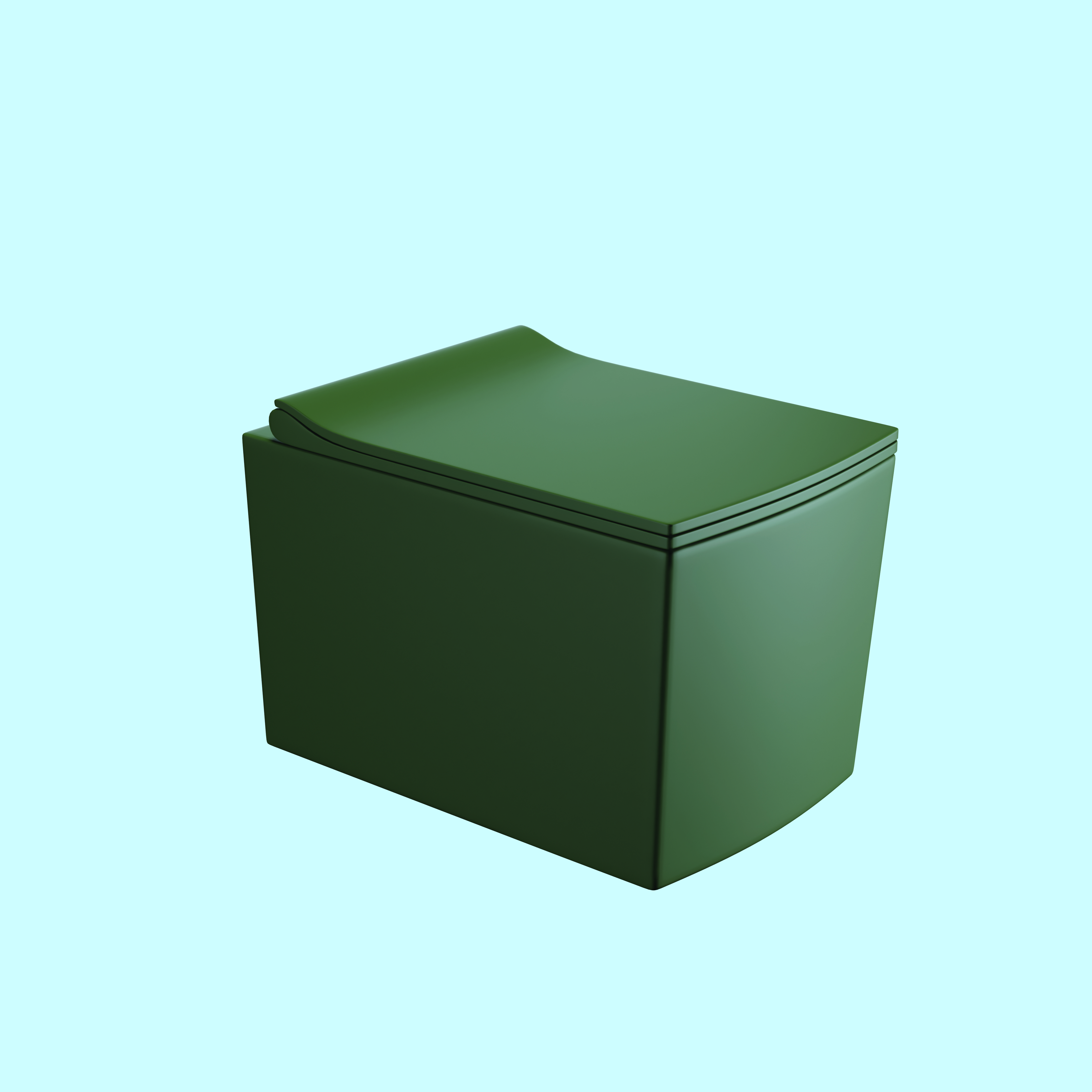 MARBO WALL HUNG TOILET (MATT) FOREST MINT - R002